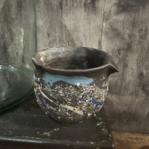藍釉岩礦片口茶海