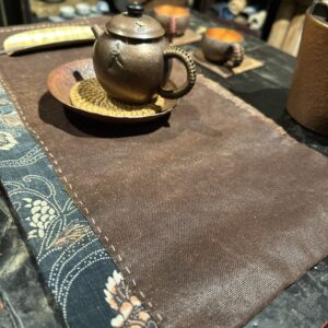 歲月絎縫織錦百補茶席